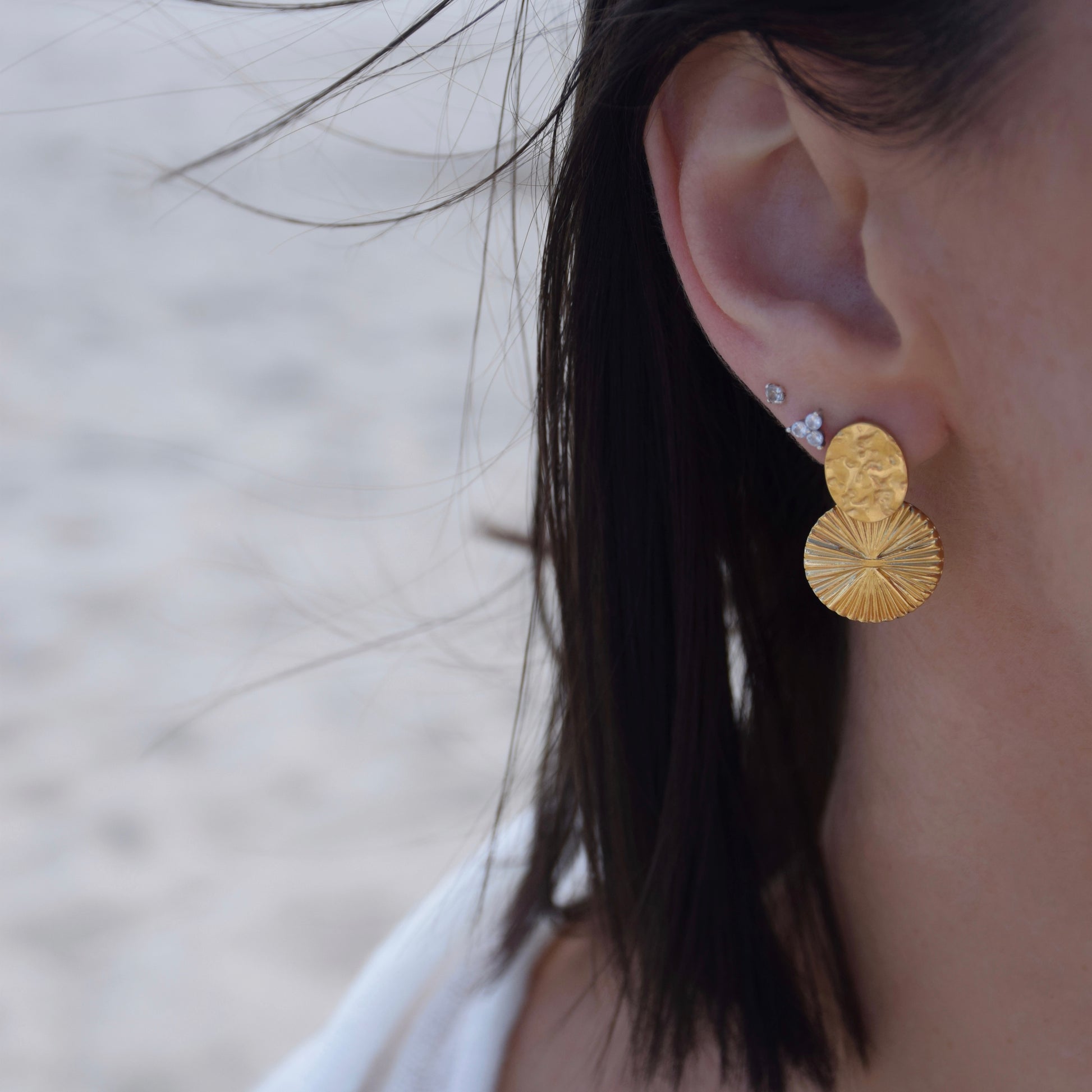 Boucles tendances avec jolis détails solaires